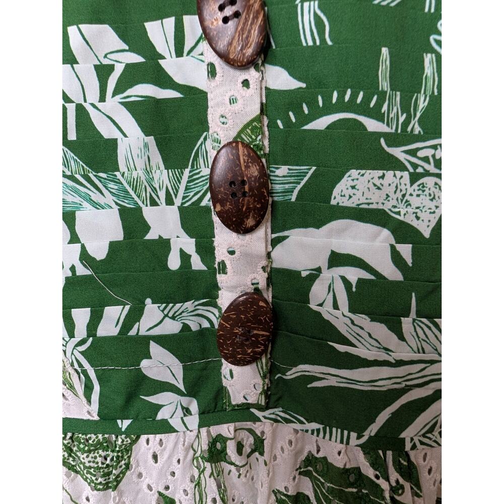 NEW Anthropologie Farm Rio Forest Soul Short Sleeve Midi Dress Small - Picture 7 of 11